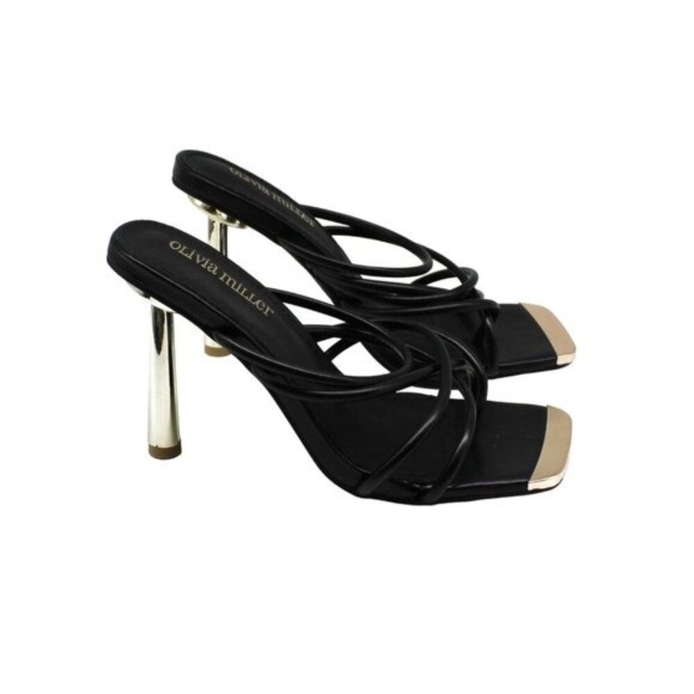 Olivia Miller Thalia Women S Dress Sandals Black - Picture 4 of 8